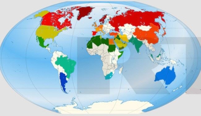 ساعات روزه‌داری در کشورهای جهان + نقشه
