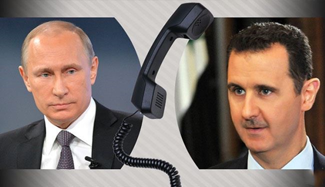 بوتين والأسد يبحثان تطبيق اتفاق وقف إطلاق النار