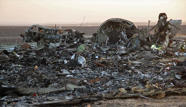 اذعان مصر به تروریستی بودن حادثه سقوط هواپیمای روسی