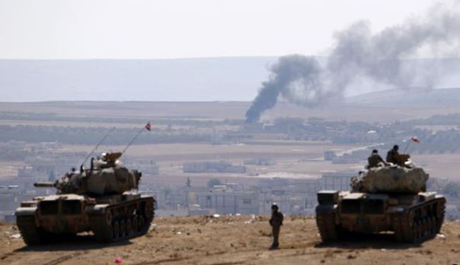 حملۀ توپخانه‌ای ترکیه به شمال سوریه