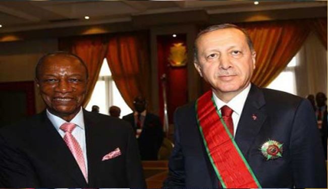هدیه تولد اردوغان به رئیس جمهوری گینه کوناکری