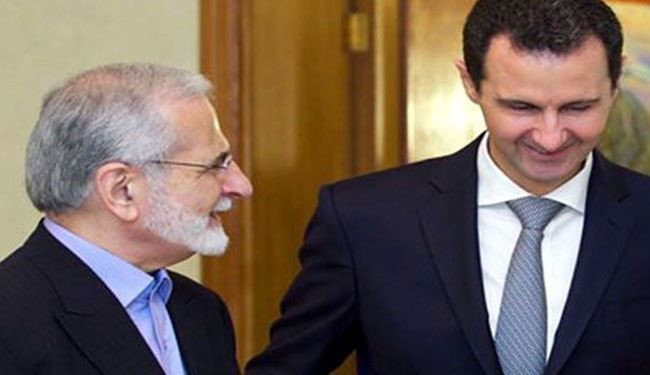 الرئيس السوري يستقبل خرازي