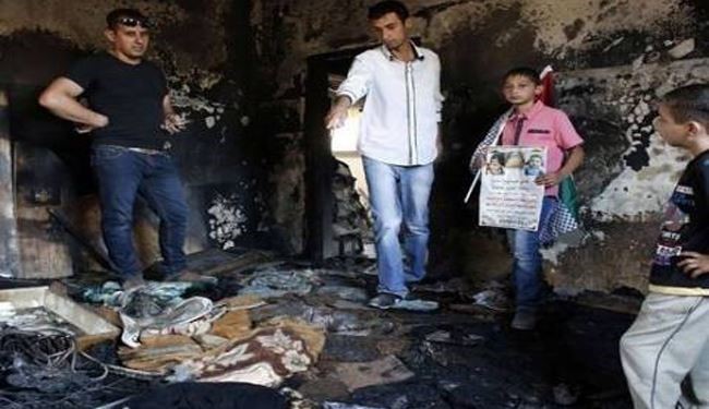 خانۀ تنها شاهد کشتار خانوادۀ فلسطینی در آتش سوخت