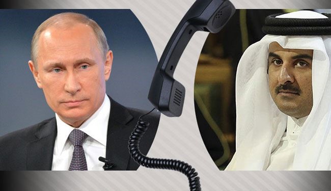 پوتین تلفنی به امیر قطر چه گفت؟