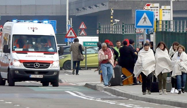 34 کشته و 212 زخمی در انفجارهای بروکسل