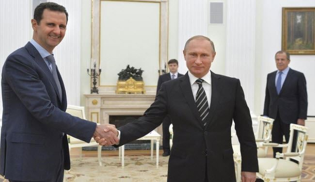 بوتين يهنئ الأسد بتحرير تدمر