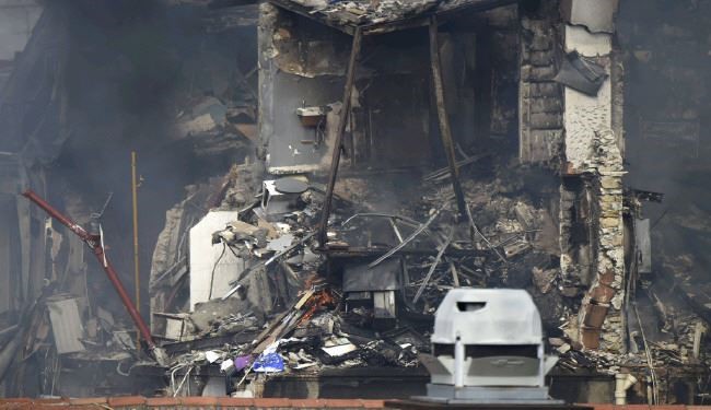تصاویر؛ انفجار ساختمانی در مرکز پاریس