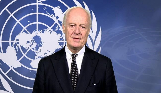 دي ميستورا: محادثات جنيف بشأن سوريا ستبدأ في 13 أبريل