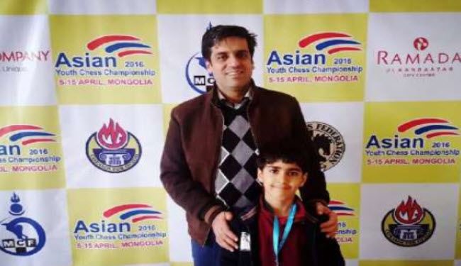 طفل ايراني يفوز ببطولة آسيا للشطرنج فئة 8 اعوام