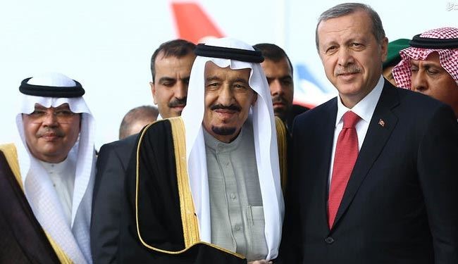 محور مذاكرات ملك سلمان و اردوغان