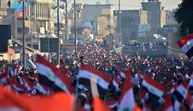 تظاهرة في بغداد للمطالبة بالإصلاح وإقالة الرئاسات الثلاث