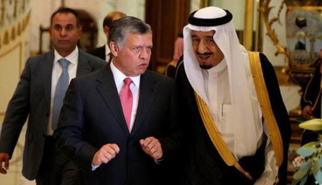 نگاه نگران ملک عبدالله به پل 