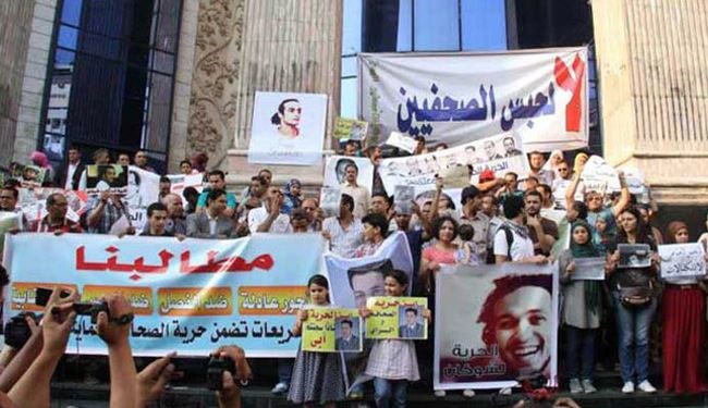 اعتراض به افزایش تنگنای فعالیت روزنامه نگاری درمصر