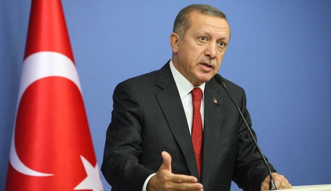 اردوغان يتهم التحالف بانه ترك تركيا وحيدة في مواجهة داعش