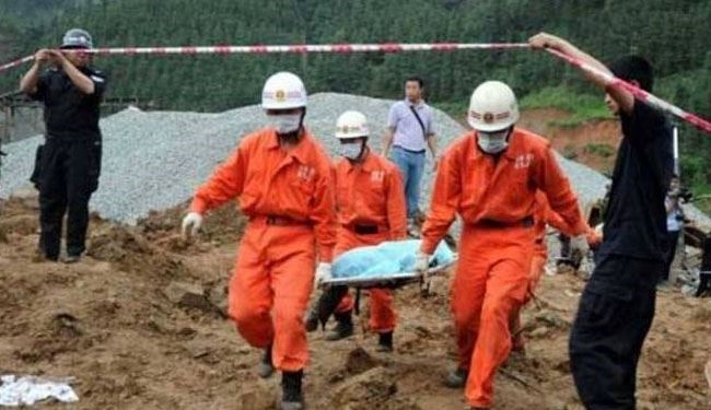 41 مفقودا في انزلاقات تربة في الصين