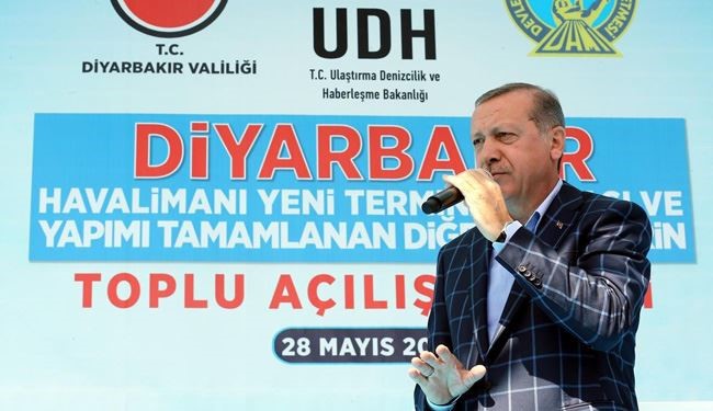 اردوغان يتعهد التصدي لحزب العمال الكردستاني