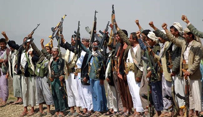 قبائل تنظم وقفة مسلحة ضد التواجد الاميركي في اليمن