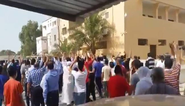 حمله نیروهای امنیتی به مردم معترض بحرین