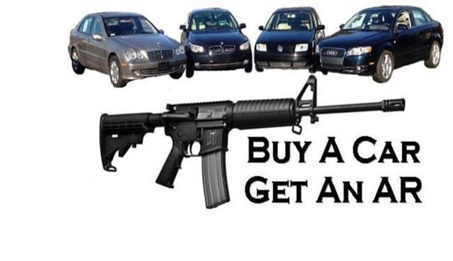 خودرو بخر و یک سلاح هدیه بگیر!