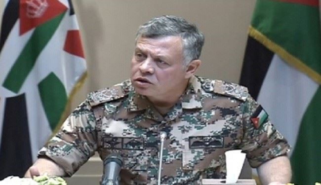 شاه اردن: به داعش حمله کنید!