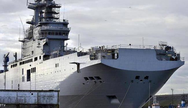 بزرگترین کشتی جنگی روسیه در راه سوریه