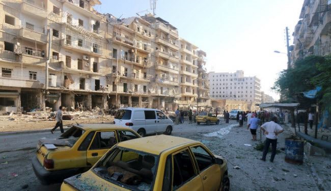 مئات الشهداء والجرحى باعتداءات ارهابية على حلب