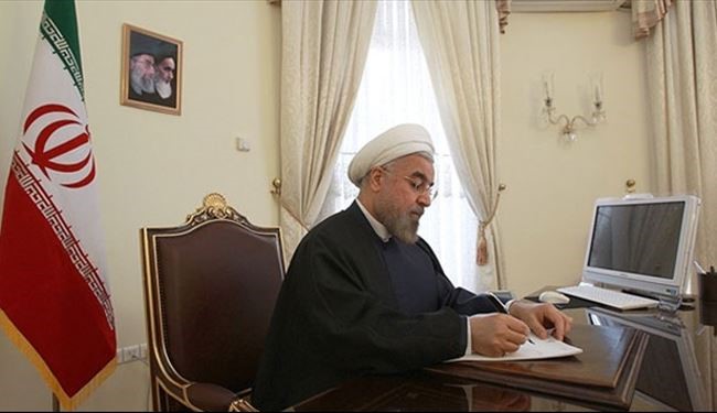 الرئيس روحاني يأمل بتطوير العلاقات مع فرنسا