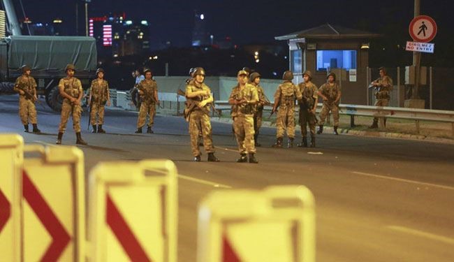 القوات المسلحة التركية لن تتغاضى عن الانقلاب ضد الحكومة
