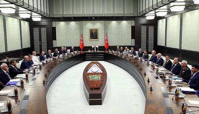 نشست حساس شورای عالی امنیت ملی ترکیه