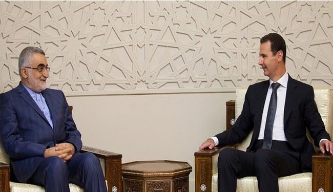 بشار اسد در دیدار بروجردی چه گفت؟