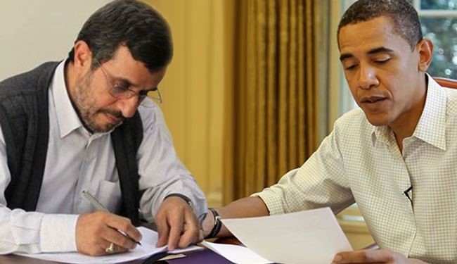 هذه رسالة أحمدي نجاد الجديدة لاوباما..بماذا نصحه فيها؟