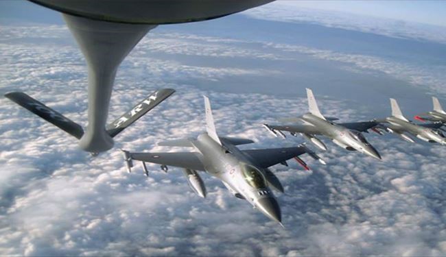 ترافیک جنگنده‌های سعودی در آسمان یمن!