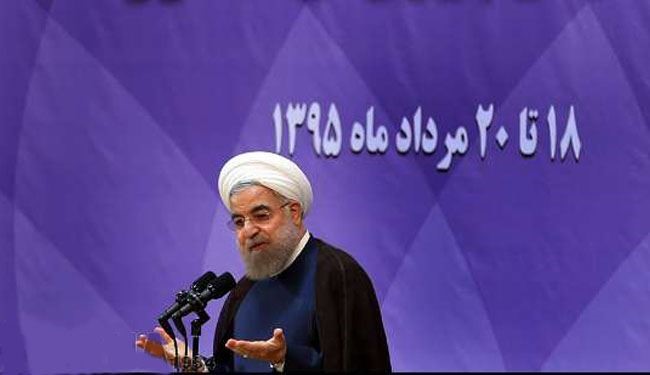 روحاني: قوي الاستکبار تمنعنا من استثمار اجواء ما بعد الاتفاق النووي