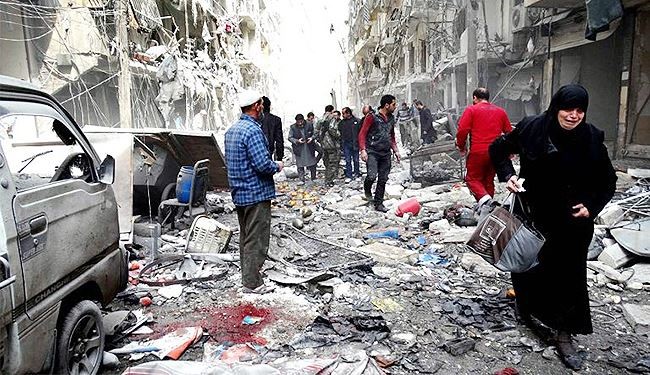 شهداء وجرحى بقصف التكفيريين لاحياء في حلب