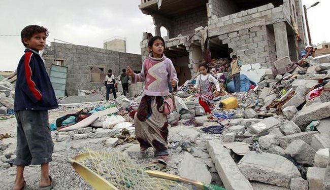 استشهاد عشرة اطفال يمنيين في غارة للعدوان السعودي على مدرسة