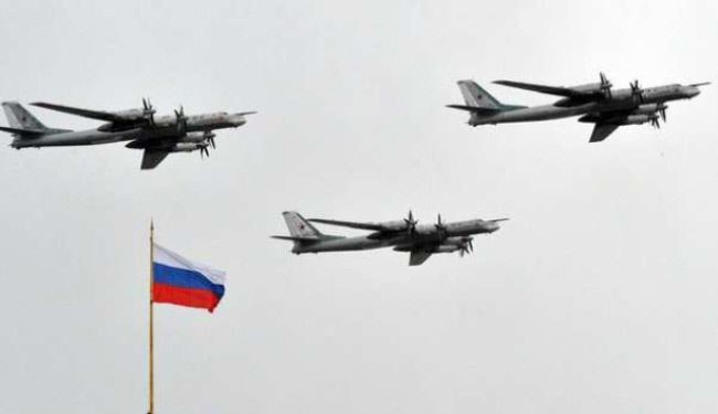 6 قاذفات بعيدة المدى تضرب مواقع داعش من روسيا