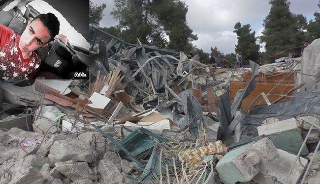 الاحتلال يفجر منزل الشهيد محمد طرايرة في الخليل