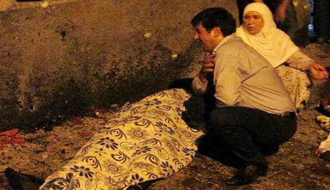 مقتل 8 أشخاص واصابة 60 بتفجير في حفل زفاف جنوبي تركيا