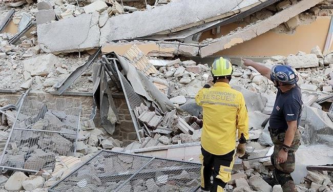 افزایش شمار قربانبان زلزله ایتالیا به 267 نفر