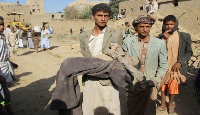 ادامه کشتار مردم یمن در حملات جنگنده های سعودی