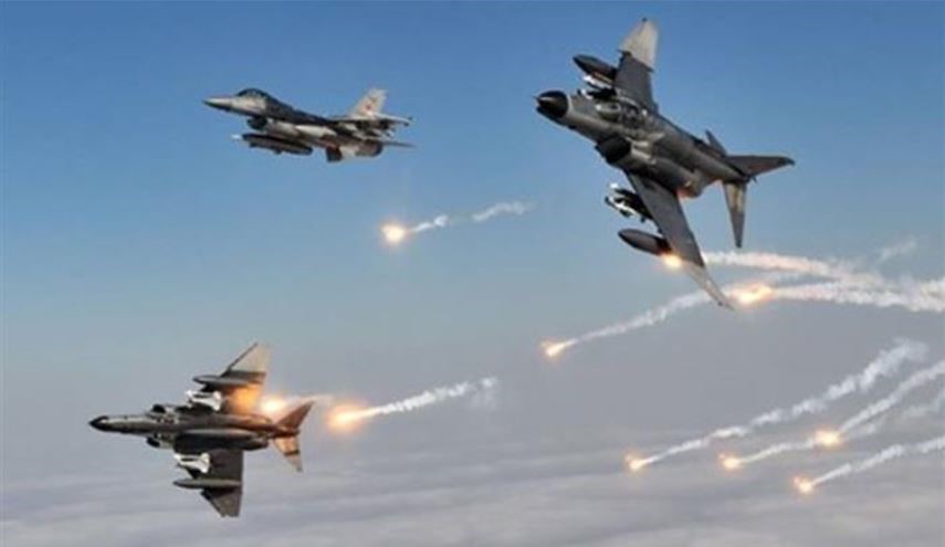 14 غارة لطيران التحالف على محافظة حجة اليمنية
