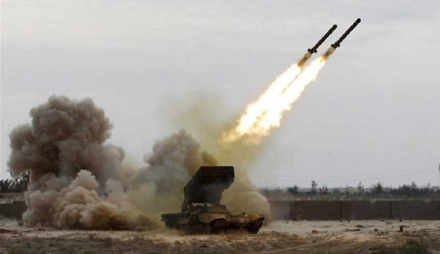 حمله موشکی ارتش یمن به مقر تفنگداران سعودی