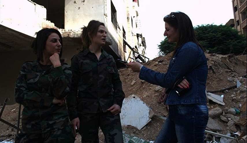صور؛ 8500 امرأة تقاتل إلى جانب الجيش السوري ضد الإرهابيين