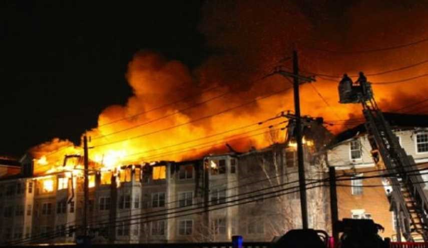 آتش‌سوزی در انبار شرکت آرامکو عربستان