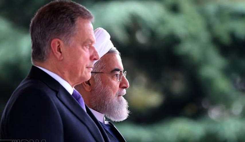 روحاني: زيارة الرئيس الفنلندي منطلق لتعزيز العلاقات الثنائية
