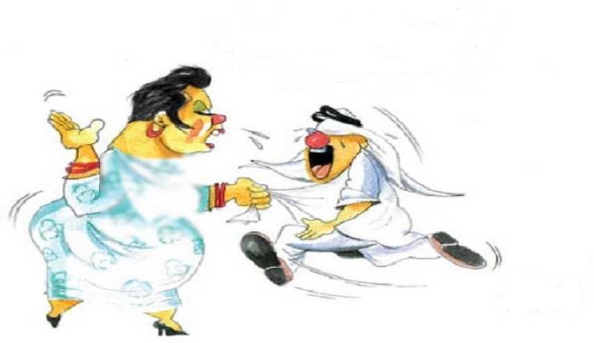 نصف مليون سعودي يتعرضون للضرب من قبل زوجاتهم!