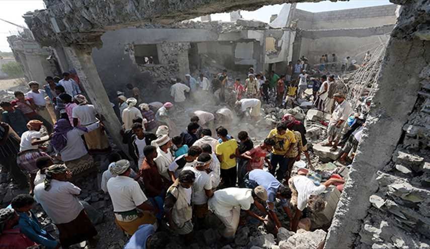 حملات هوایی وحشیانه عربستان به مناطق مختلف یمن