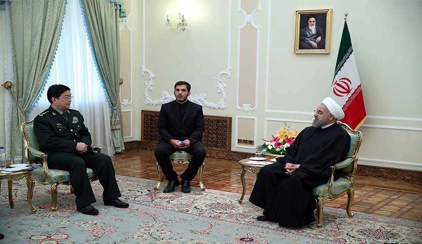روحاني: طهران ترحب بتعميق التعاون مع بكين في كافة المجالات