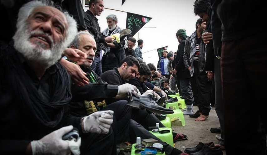 بالصور ...خدمة زوار أربعين الإمام الحسين ( ع )