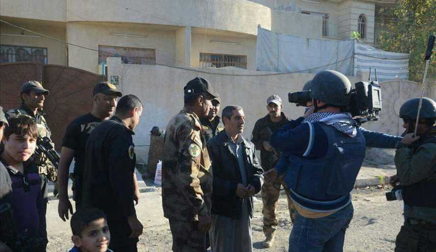 بالصور ..جولة القوات العراقية في الأحياء المحررة داخل الساحل الأيسر للموصل